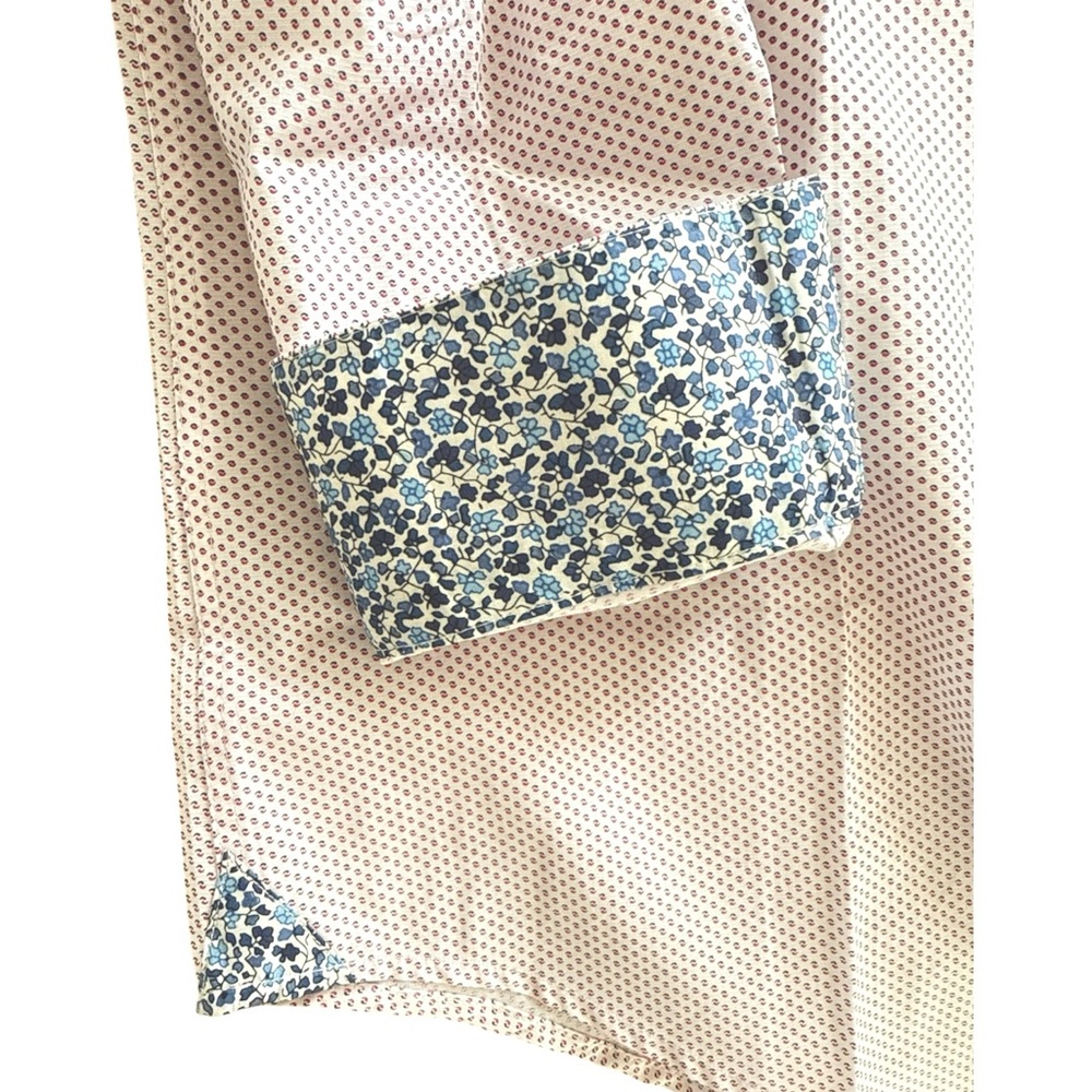 Oxford Urban Collection White/Pink Men's Shirt Long Sleeve Slim Fit Size Medium - Picture 3 of 7